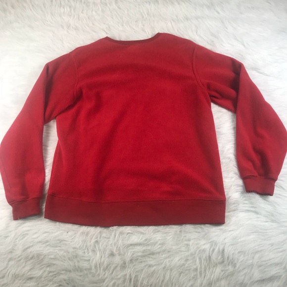 Disney Mickey Mouse Fleece Red Sweatshirt Size M - Picture 4 of 4